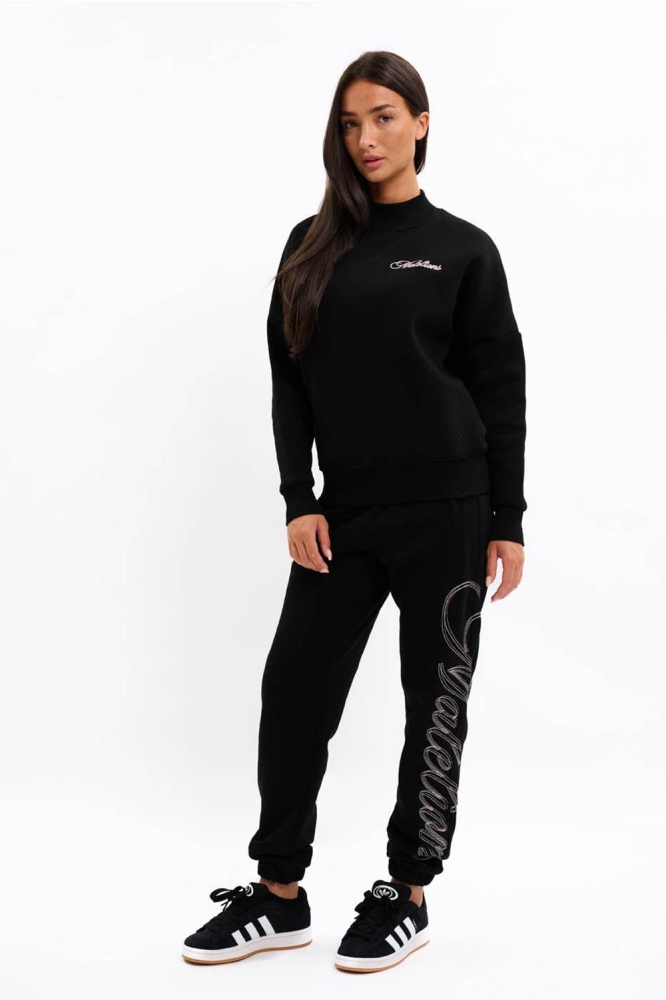 Malelions zwarte dames sweater | Model