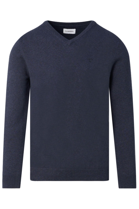 Campbell blauwe heren trui | Vooraanzicht