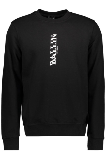 Ballin SWEATER MET BACKPRINT 5223 ZWART