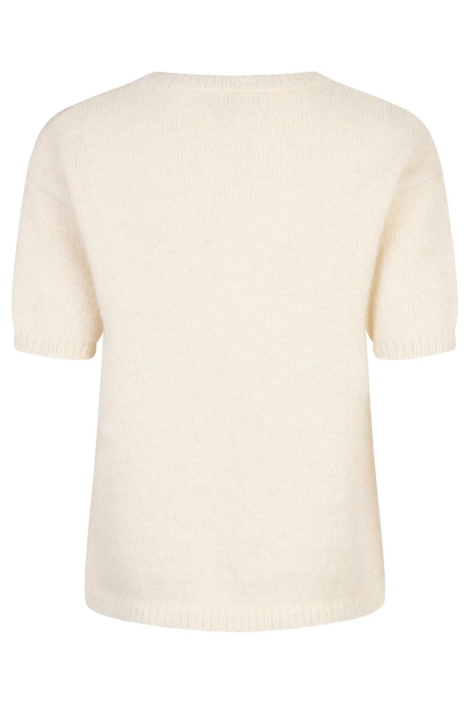 Ydence beige dames trui | Achteraanzicht