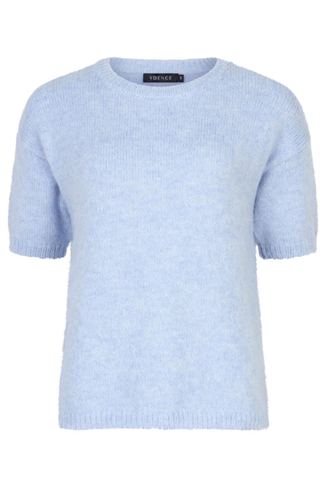 Ydence blauwe dames trui | Vooraanzicht