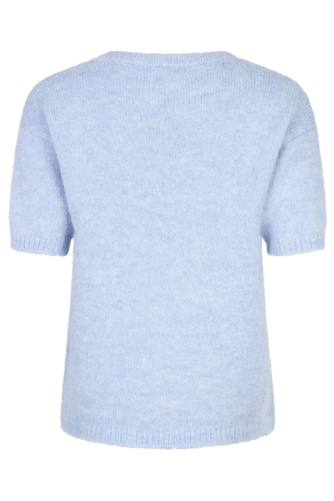 Ydence blauwe dames trui | Achteraanzicht
