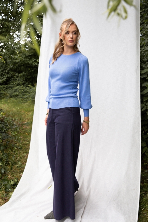 I-coni-K blauwe dames trui | Model