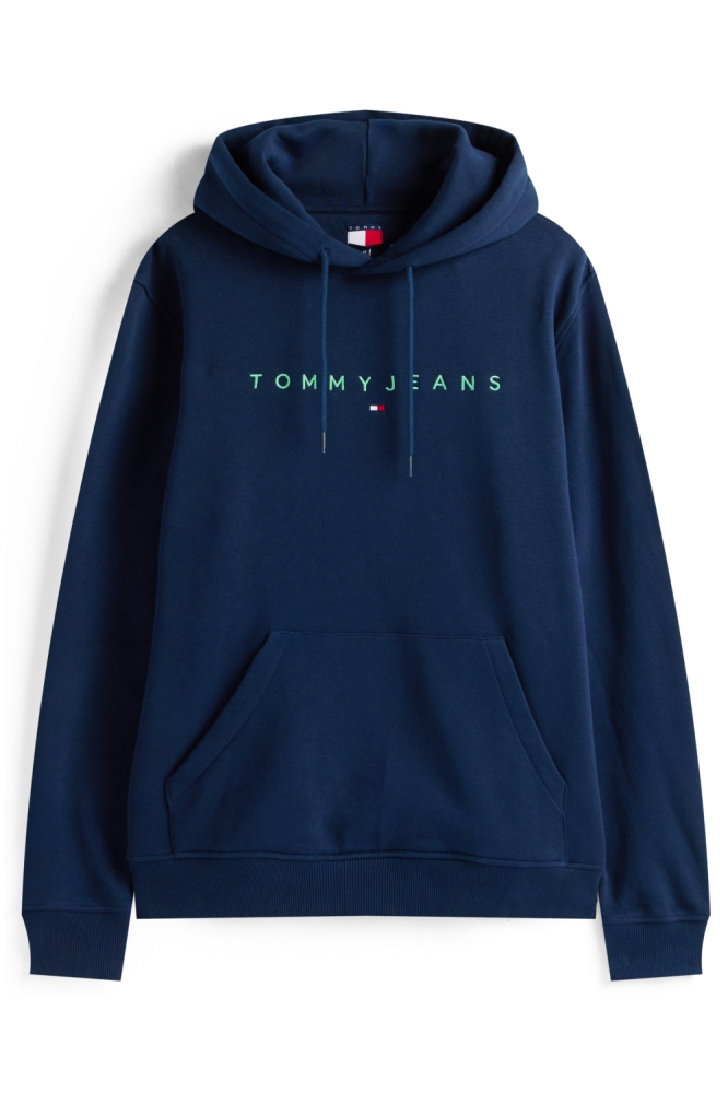 Tommy Jeans blauwe heren sweater | Vooraanzicht