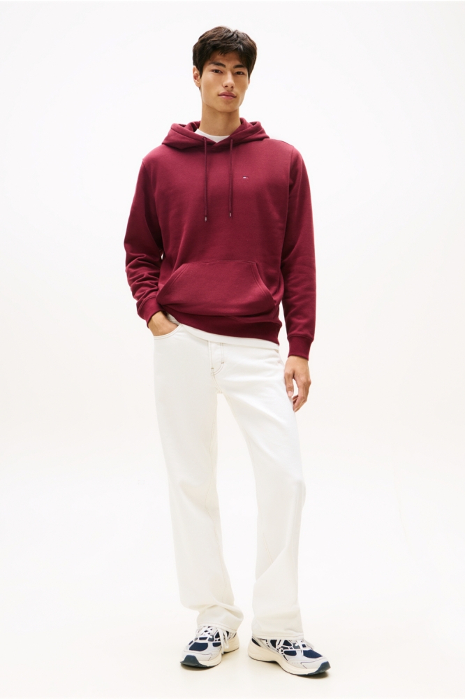 Tommy Jeans bordeaux heren sweater | Model