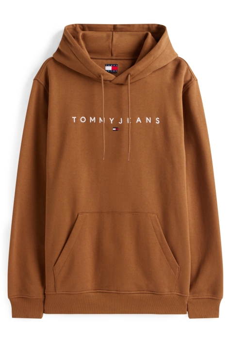 Tommy Jeans camel heren sweater | Vooraanzicht