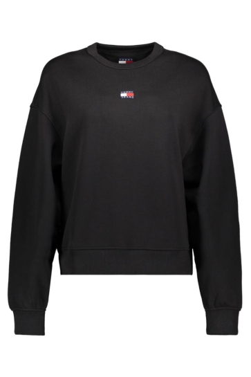 Tommy Jeans BXY BADGE CREW E DW0DW17325 BDS BLACK