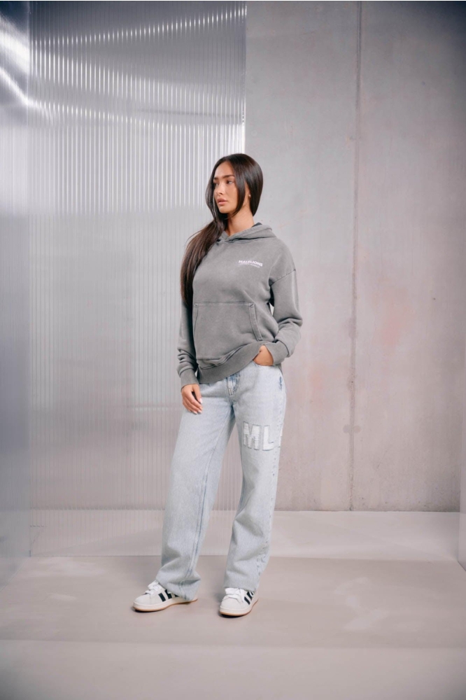 Malelions grijze dames sweater | Model