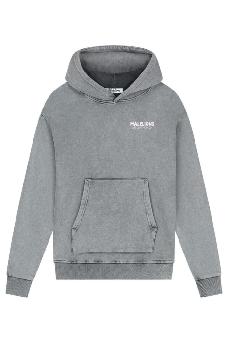 Malelions grijze dames sweater | Vooraanzicht