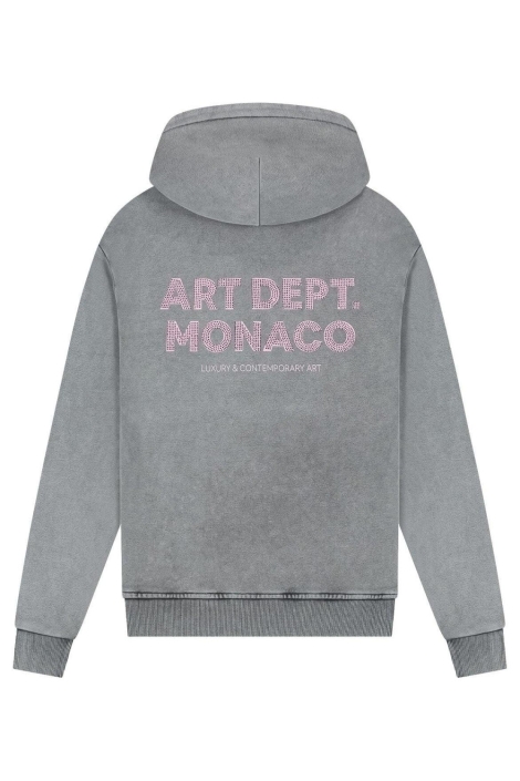 Malelions grijze dames sweater | Achteraanzicht