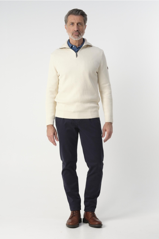 Campbell ecru heren trui | Model