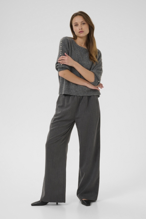 Kaffe grijze dames trui | Model