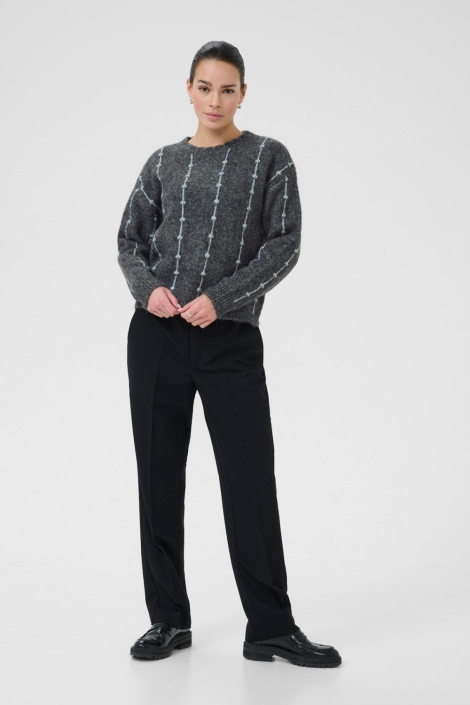 Kaffe grijze dames trui | Model