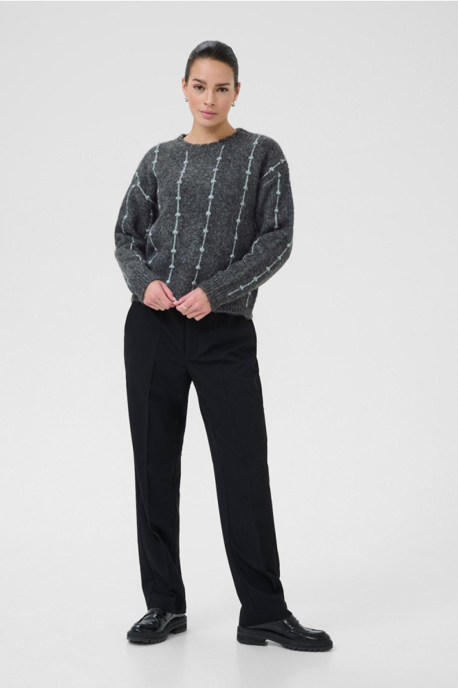 Kaffe grijze dames trui | Model