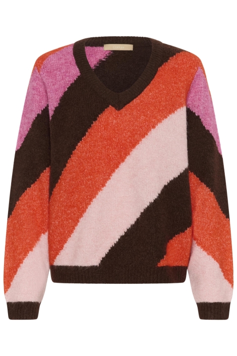 Culture bruine dames trui | Vooraanzicht