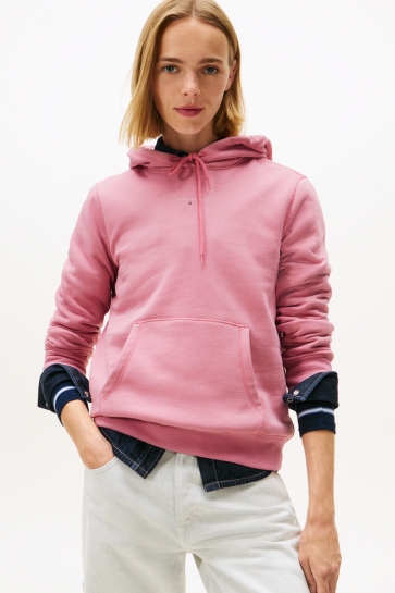 Tommy Jeans Trui TJW REG LINEAR HOODI DW0DW21963 THC MYSTIC PINK