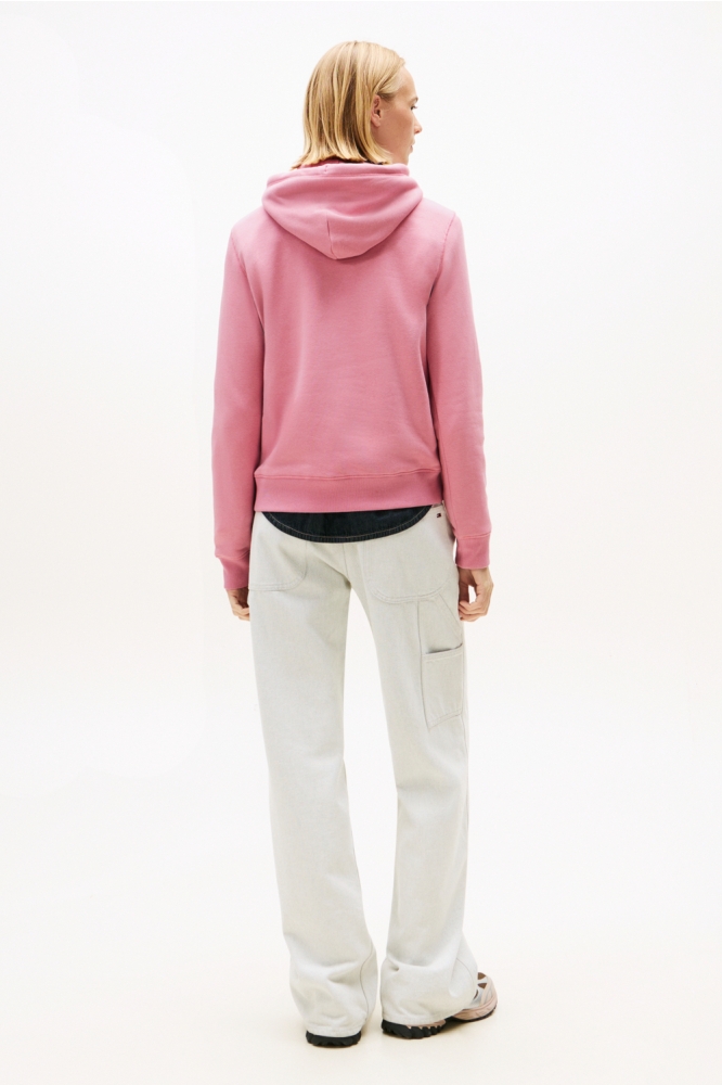 Tommy Jeans roze dames sweater | Model achteraanzicht