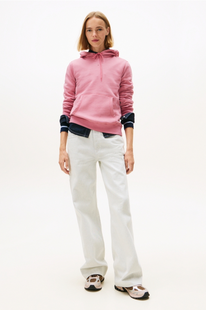 Tommy Jeans roze dames sweater | Model