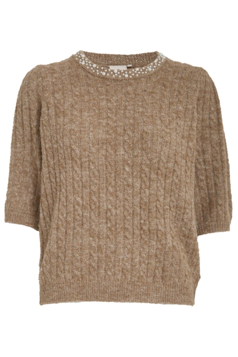 Peppercorn camel dames trui | Vooraanzicht