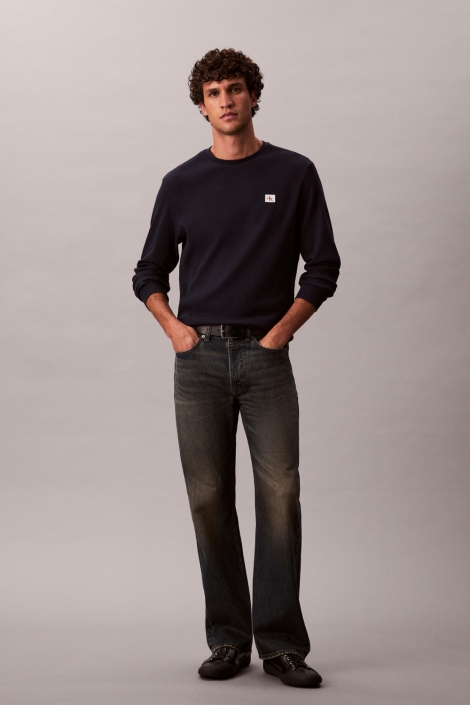 Calvin Klein blauwe heren t-shirt | Model