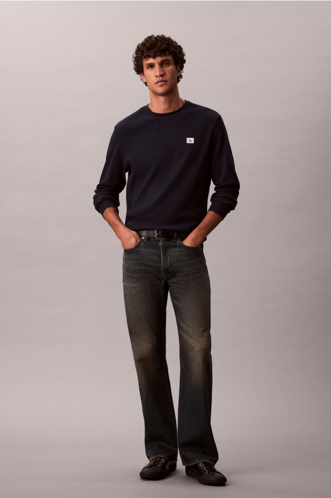 Calvin Klein blauwe heren t-shirt | Model