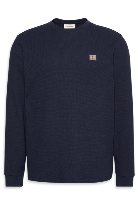 Calvin Klein blauwe heren t-shirt | Vooraanzicht