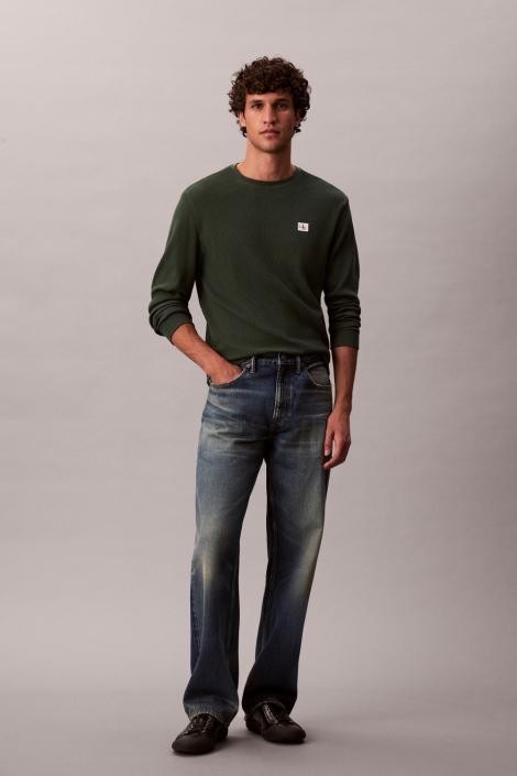 Calvin Klein groene heren t-shirt | Model