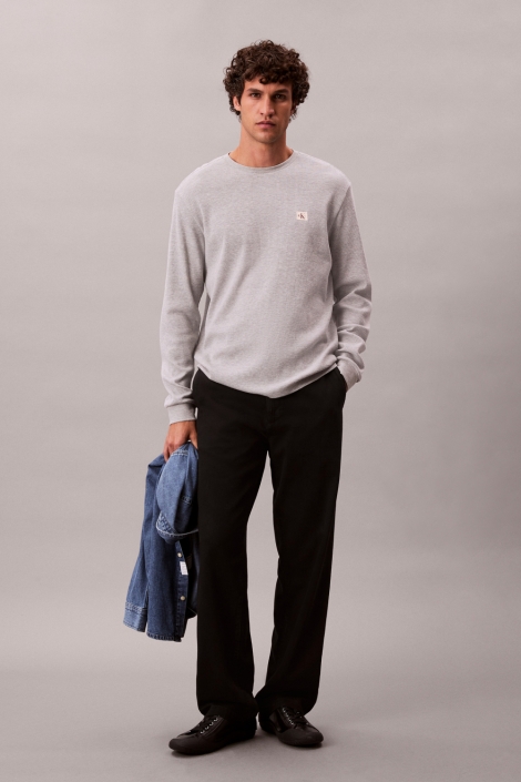 Calvin Klein grijze heren t-shirt | Model