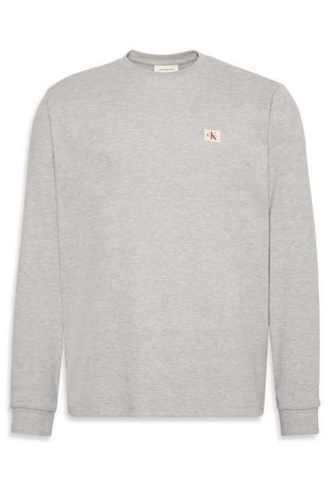 Calvin Klein grijze heren t-shirt | Vooraanzicht