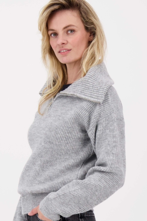 Zusss grijze dames trui | Model