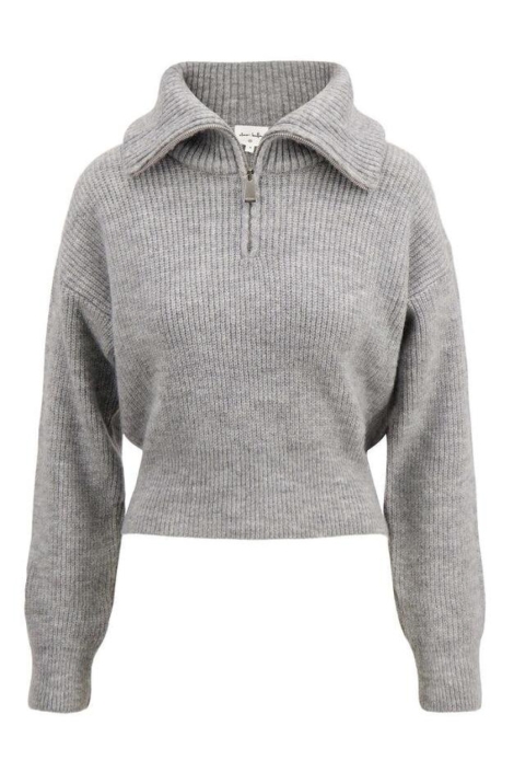 Zusss grijze dames trui | Vooraanzicht