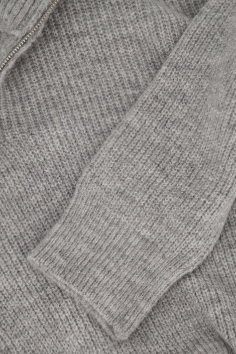 Zusss grijze dames trui | Close up