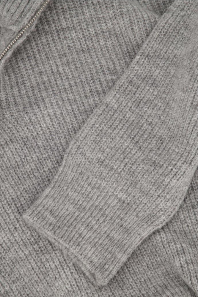 Zusss grijze dames trui | Close up