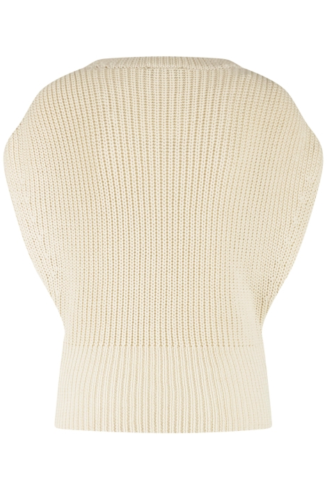 Lady Day ecru dames trui | Achteraanzicht