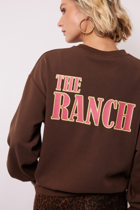 Fluresk bruine dames sweater | 