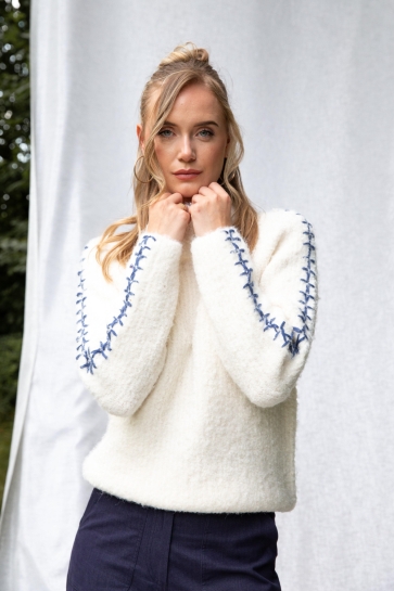 I-coni-K Trui SHILRIN BOUCLE 25W P405 02 03 OFF WHITE