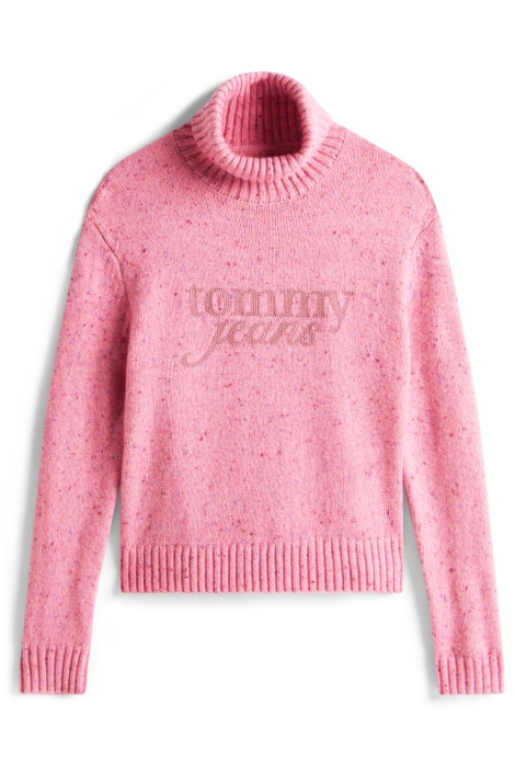 Tommy Jeans roze dames trui | Vooraanzicht
