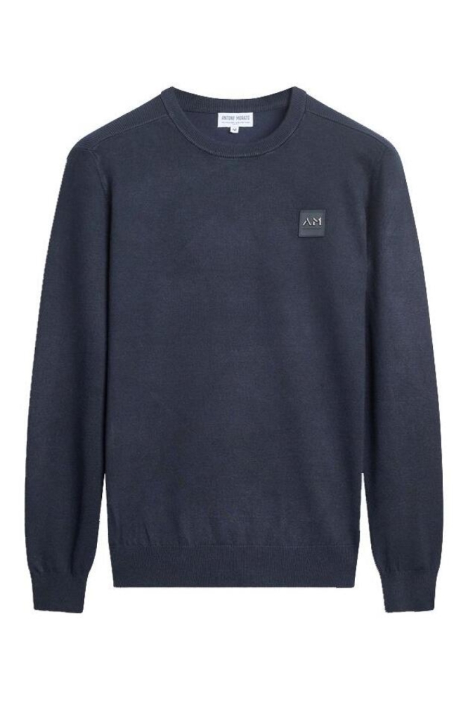 Antony Morato blauwe heren trui | Vooraanzicht