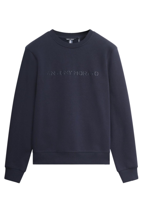 Antony Morato blauwe heren sweater | Vooraanzicht