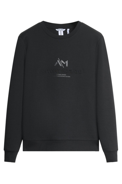 Antony Morato zwarte heren sweater | Vooraanzicht