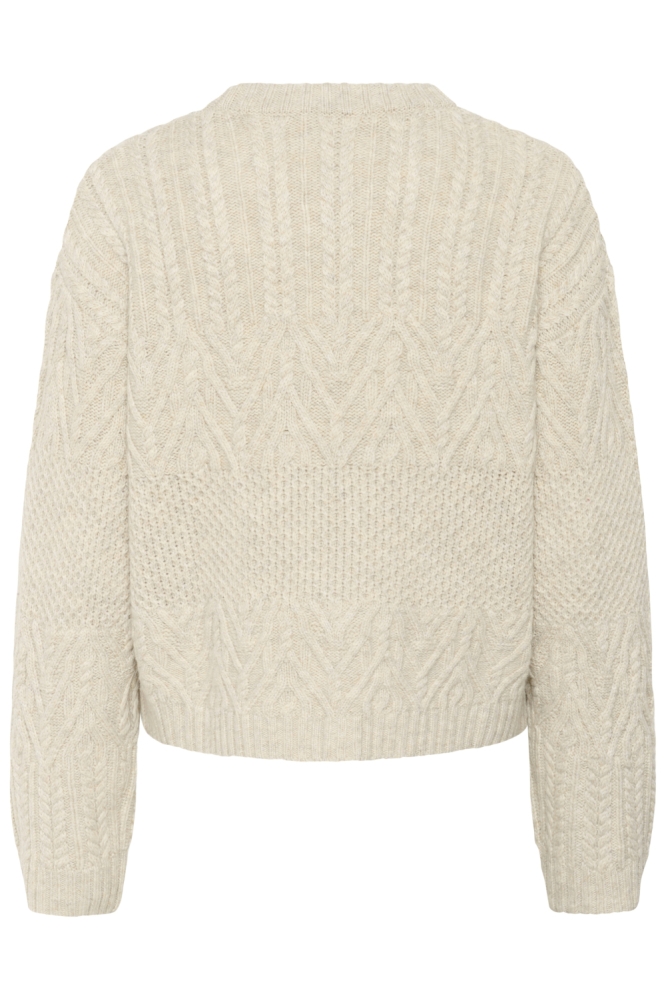 Part Two beige dames trui | Achteraanzicht