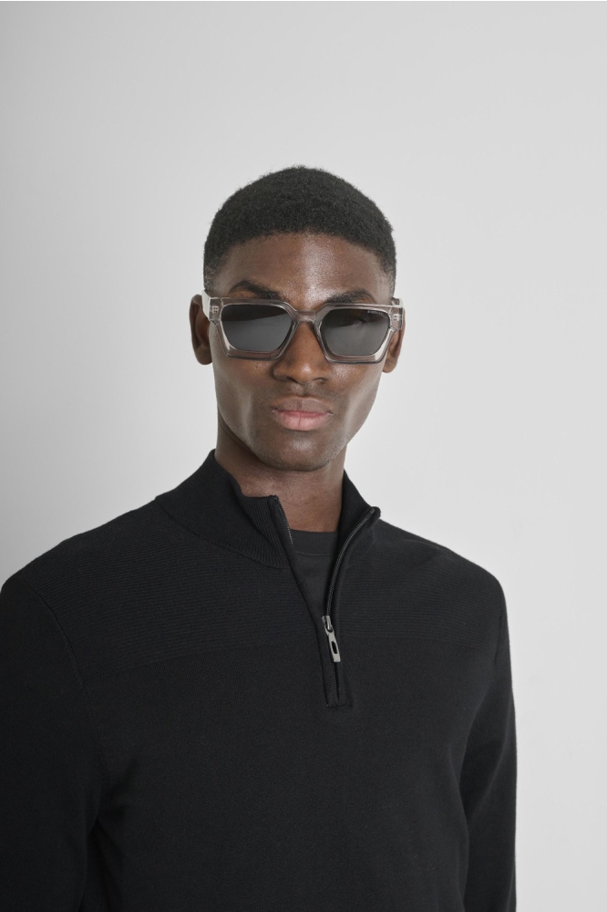 Antony Morato zwarte heren trui | Close up