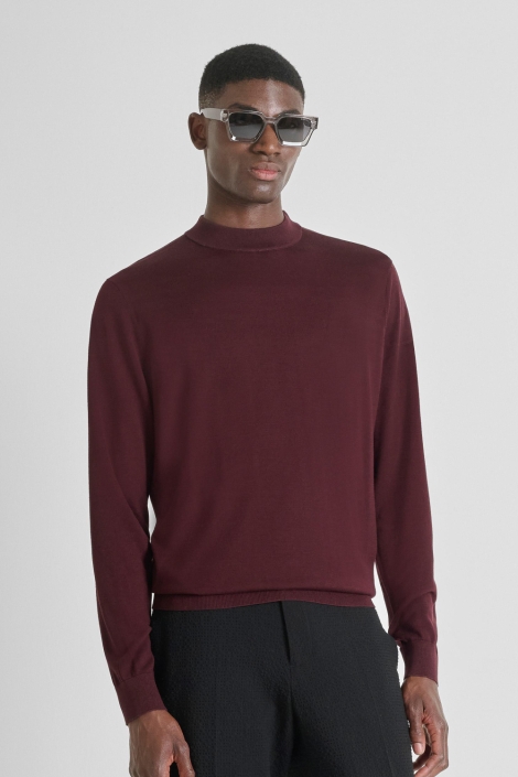 Antony Morato bordeaux heren trui | Vooraanzicht