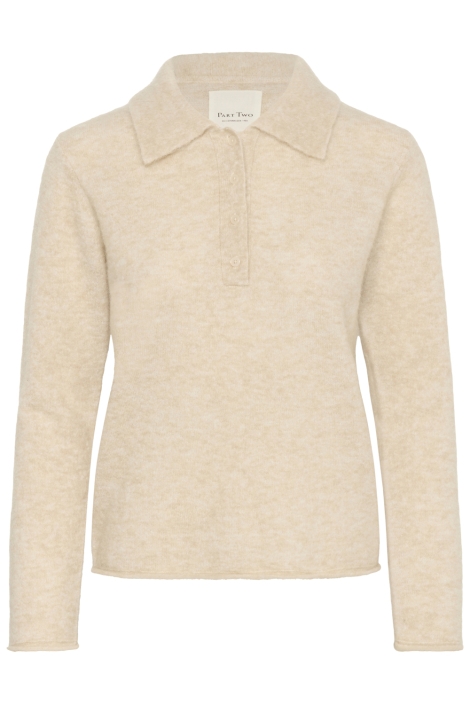 Part Two beige dames trui | Vooraanzicht