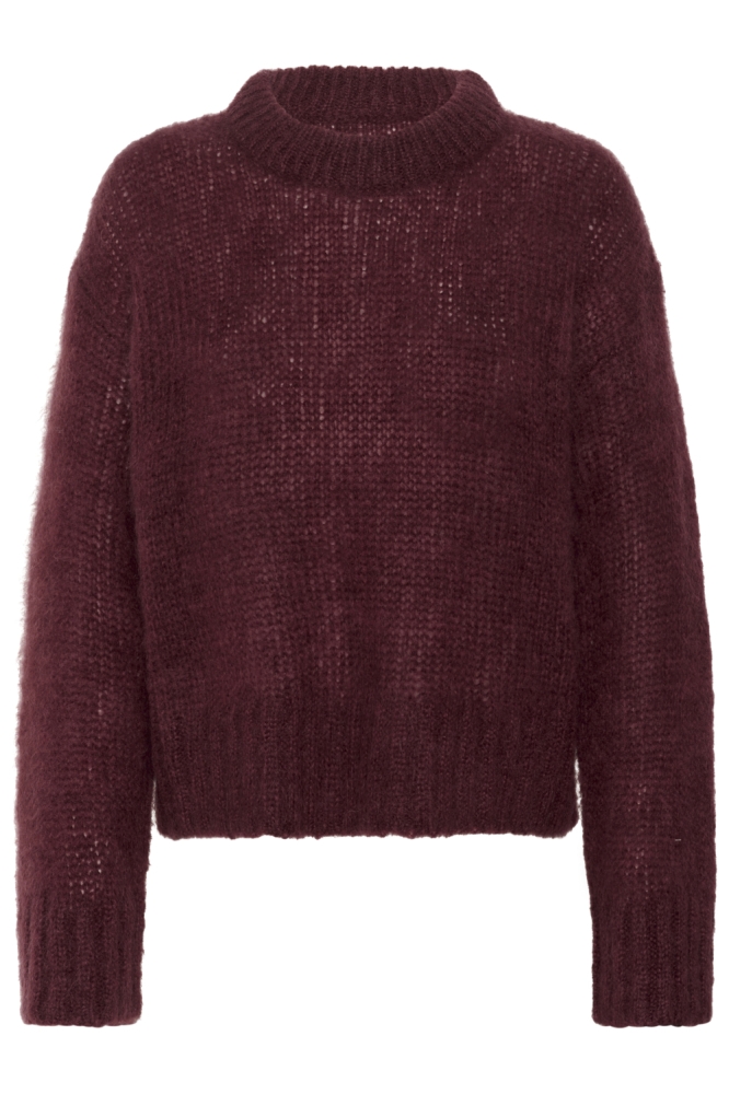 Part Two bordeaux dames trui | Vooraanzicht