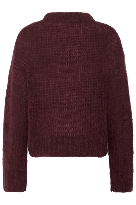 Part Two bordeaux dames trui | Achteraanzicht