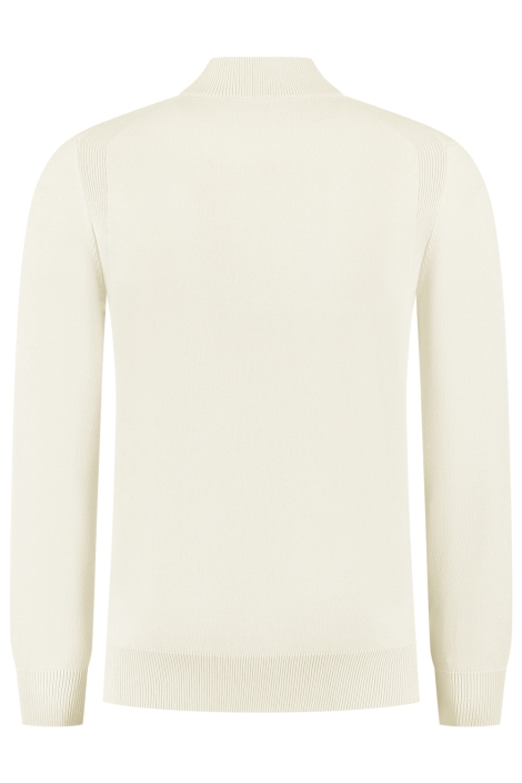 Pure Path ecru heren trui | Achteraanzicht