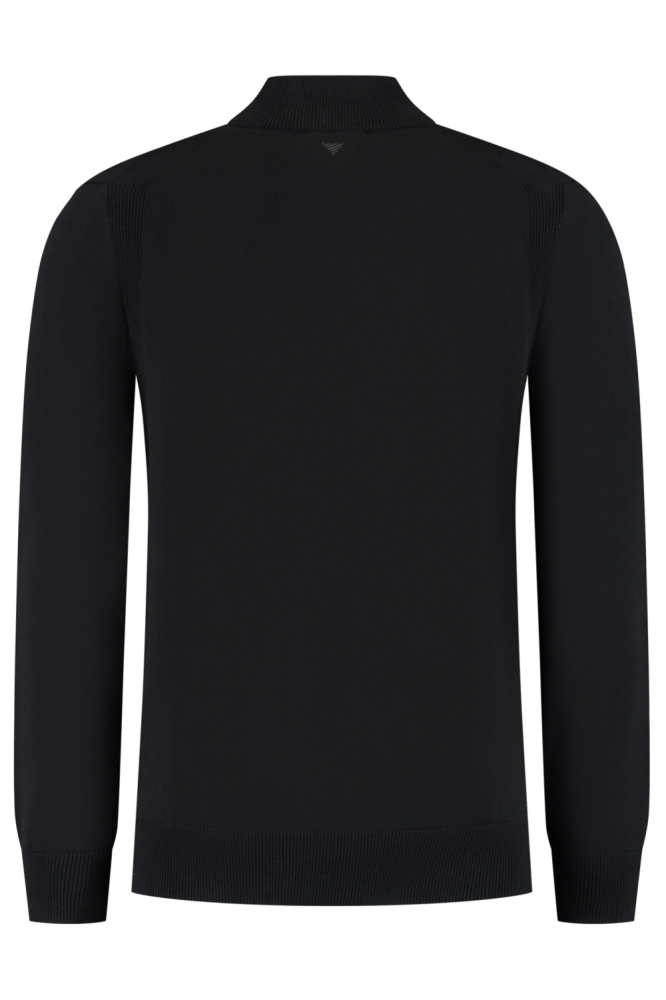 Pure Path zwarte heren trui | Achteraanzicht