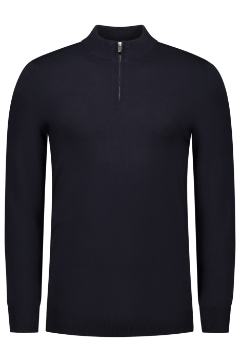 Pure Path blauwe heren trui | Vooraanzicht