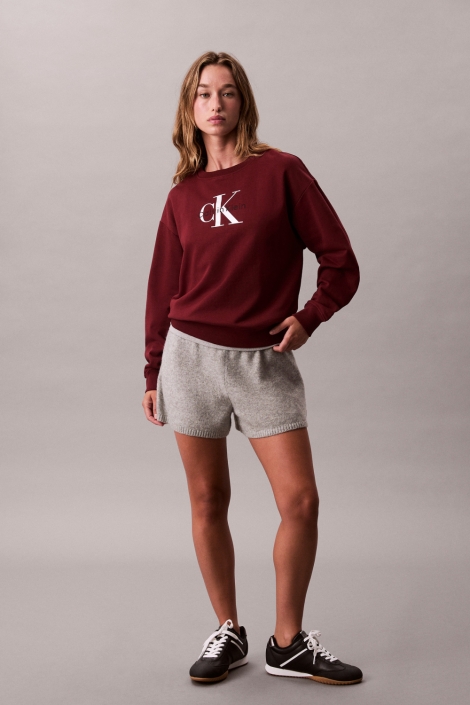Calvin Klein bordeaux dames sweater | Model